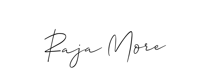 Make a beautiful signature design for name Raja More. With this signature (Allison_Script) style, you can create a handwritten signature for free. Raja More signature style 2 images and pictures png