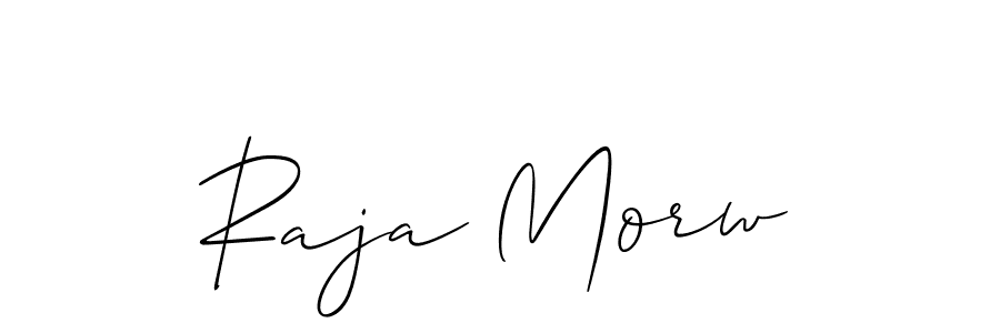 Make a short Raja Morw signature style. Manage your documents anywhere anytime using Allison_Script. Create and add eSignatures, submit forms, share and send files easily. Raja Morw signature style 2 images and pictures png