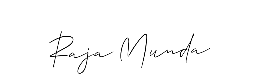 Once you've used our free online signature maker to create your best signature Allison_Script style, it's time to enjoy all of the benefits that Raja Munda name signing documents. Raja Munda signature style 2 images and pictures png