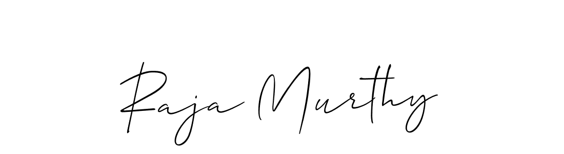 Create a beautiful signature design for name Raja Murthy. With this signature (Allison_Script) fonts, you can make a handwritten signature for free. Raja Murthy signature style 2 images and pictures png