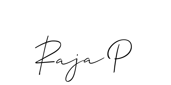 Similarly Allison_Script is the best handwritten signature design. Signature creator online .You can use it as an online autograph creator for name Raja P. Raja P signature style 2 images and pictures png