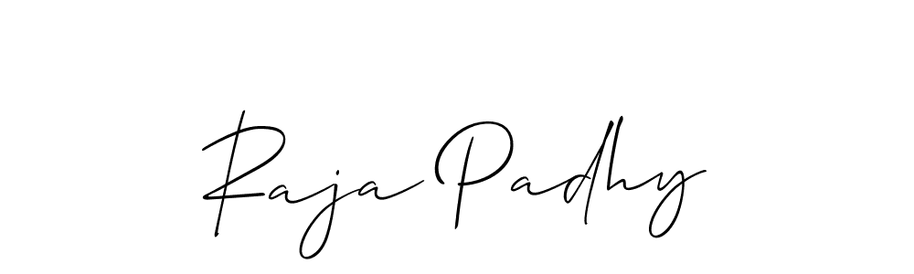 How to Draw Raja Padhy signature style? Allison_Script is a latest design signature styles for name Raja Padhy. Raja Padhy signature style 2 images and pictures png