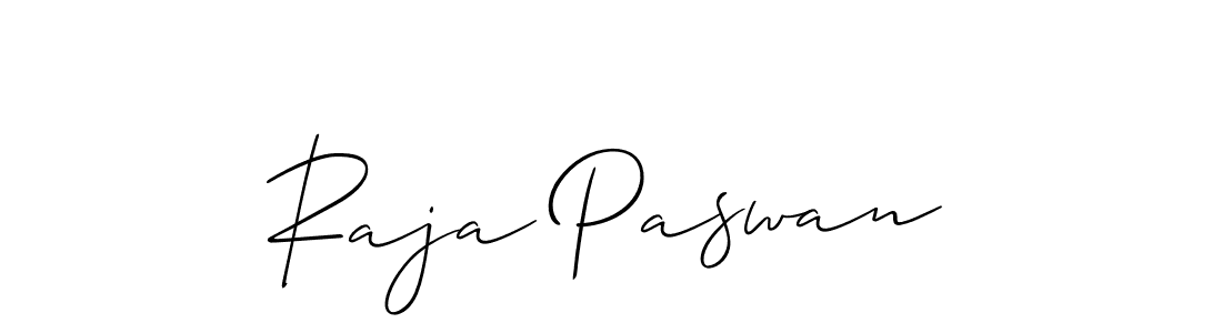 The best way (Allison_Script) to make a short signature is to pick only two or three words in your name. The name Raja Paswan include a total of six letters. For converting this name. Raja Paswan signature style 2 images and pictures png