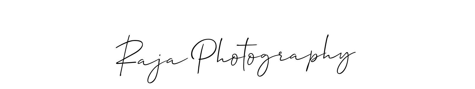 Make a beautiful signature design for name Raja Photography. Use this online signature maker to create a handwritten signature for free. Raja Photography signature style 2 images and pictures png