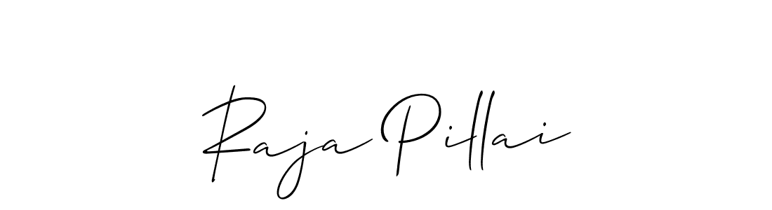 Best and Professional Signature Style for Raja Pillai. Allison_Script Best Signature Style Collection. Raja Pillai signature style 2 images and pictures png