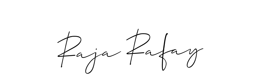 How to Draw Raja Rafay signature style? Allison_Script is a latest design signature styles for name Raja Rafay. Raja Rafay signature style 2 images and pictures png