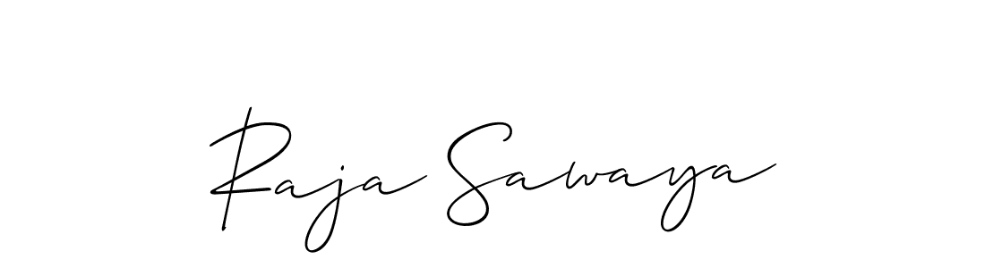 Best and Professional Signature Style for Raja Sawaya. Allison_Script Best Signature Style Collection. Raja Sawaya signature style 2 images and pictures png