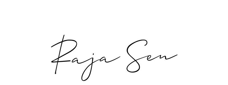 Make a beautiful signature design for name Raja Sen. Use this online signature maker to create a handwritten signature for free. Raja Sen signature style 2 images and pictures png