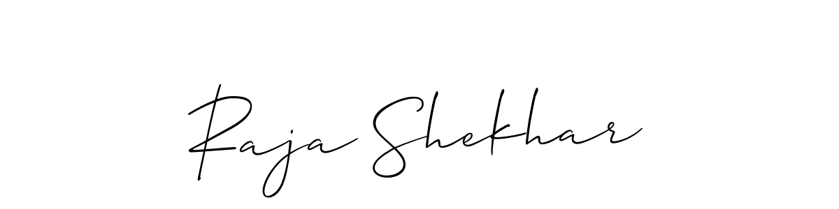 Also we have Raja Shekhar name is the best signature style. Create professional handwritten signature collection using Allison_Script autograph style. Raja Shekhar signature style 2 images and pictures png