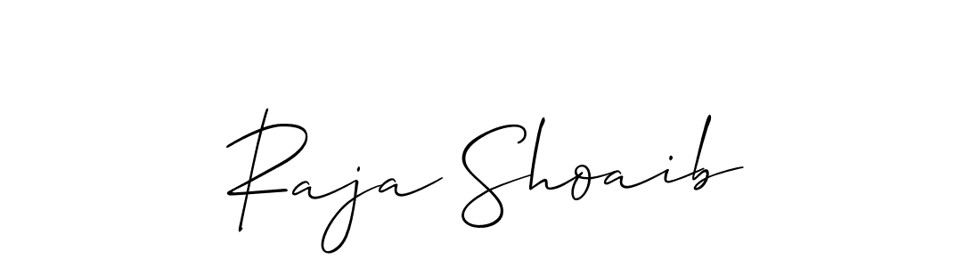 It looks lik you need a new signature style for name Raja Shoaib. Design unique handwritten (Allison_Script) signature with our free signature maker in just a few clicks. Raja Shoaib signature style 2 images and pictures png