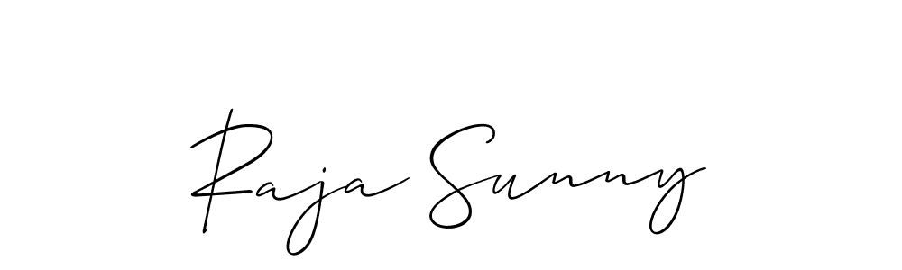You should practise on your own different ways (Allison_Script) to write your name (Raja Sunny) in signature. don't let someone else do it for you. Raja Sunny signature style 2 images and pictures png
