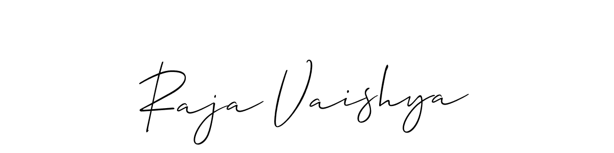 Similarly Allison_Script is the best handwritten signature design. Signature creator online .You can use it as an online autograph creator for name Raja Vaishya. Raja Vaishya signature style 2 images and pictures png