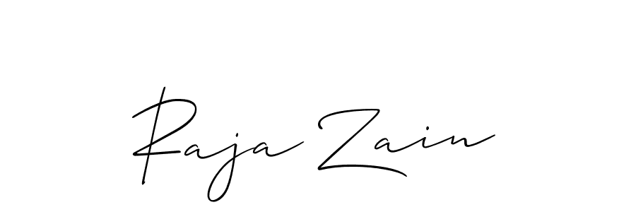 if you are searching for the best signature style for your name Raja Zain. so please give up your signature search. here we have designed multiple signature styles  using Allison_Script. Raja Zain signature style 2 images and pictures png