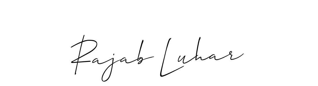 See photos of Rajab Luhar official signature by Spectra . Check more albums & portfolios. Read reviews & check more about Allison_Script font. Rajab Luhar signature style 2 images and pictures png