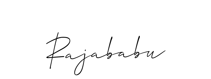 Rajababu stylish signature style. Best Handwritten Sign (Allison_Script) for my name. Handwritten Signature Collection Ideas for my name Rajababu. Rajababu signature style 2 images and pictures png