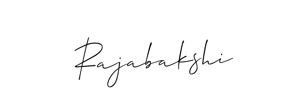 It looks lik you need a new signature style for name Rajabakshi. Design unique handwritten (Allison_Script) signature with our free signature maker in just a few clicks. Rajabakshi signature style 2 images and pictures png