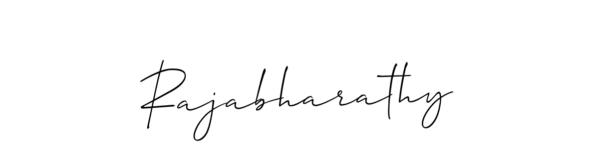 How to Draw Rajabharathy signature style? Allison_Script is a latest design signature styles for name Rajabharathy. Rajabharathy signature style 2 images and pictures png