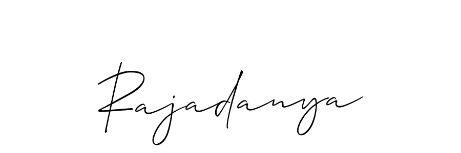 It looks lik you need a new signature style for name Rajadanya. Design unique handwritten (Allison_Script) signature with our free signature maker in just a few clicks. Rajadanya signature style 2 images and pictures png