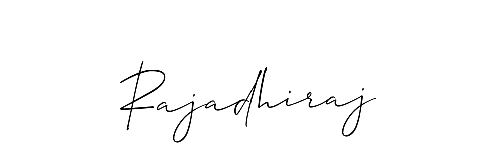 The best way (Allison_Script) to make a short signature is to pick only two or three words in your name. The name Rajadhiraj include a total of six letters. For converting this name. Rajadhiraj signature style 2 images and pictures png