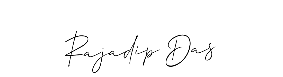 if you are searching for the best signature style for your name Rajadip Das. so please give up your signature search. here we have designed multiple signature styles  using Allison_Script. Rajadip Das signature style 2 images and pictures png