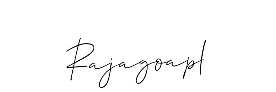 You should practise on your own different ways (Allison_Script) to write your name (Rajagoapl) in signature. don't let someone else do it for you. Rajagoapl signature style 2 images and pictures png