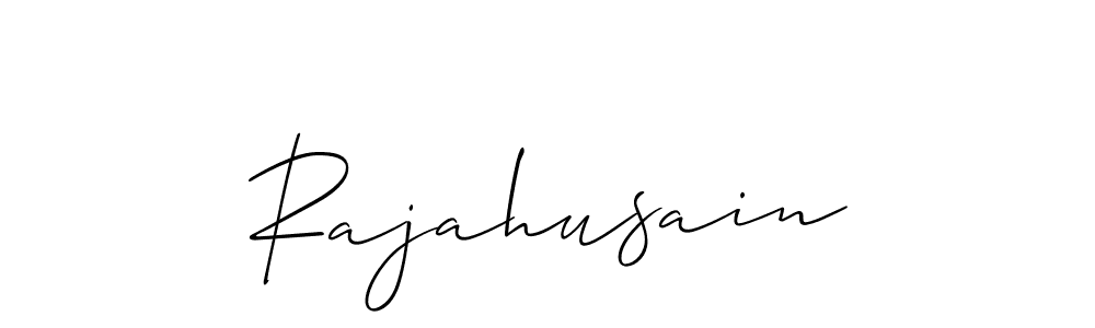 Similarly Allison_Script is the best handwritten signature design. Signature creator online .You can use it as an online autograph creator for name Rajahusain. Rajahusain signature style 2 images and pictures png
