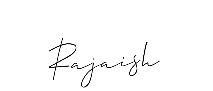 Also You can easily find your signature by using the search form. We will create Rajaish name handwritten signature images for you free of cost using Allison_Script sign style. Rajaish signature style 2 images and pictures png