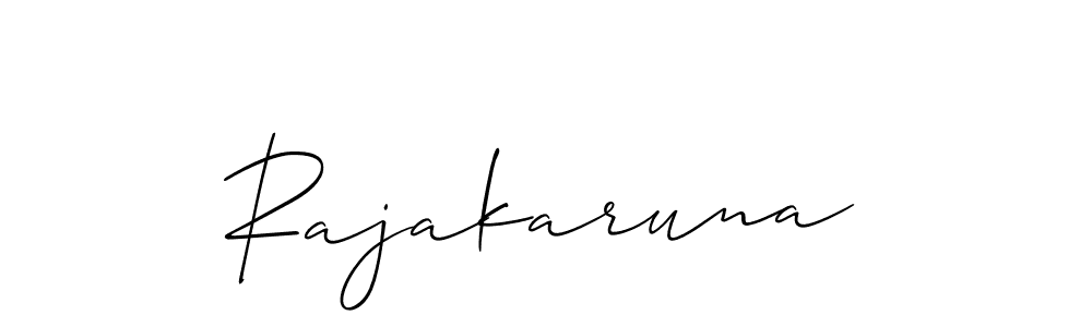 How to Draw Rajakaruna signature style? Allison_Script is a latest design signature styles for name Rajakaruna. Rajakaruna signature style 2 images and pictures png