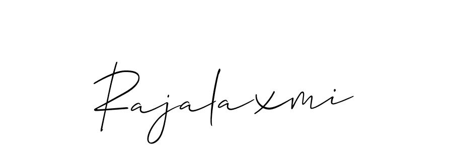 Rajalaxmi stylish signature style. Best Handwritten Sign (Allison_Script) for my name. Handwritten Signature Collection Ideas for my name Rajalaxmi. Rajalaxmi signature style 2 images and pictures png