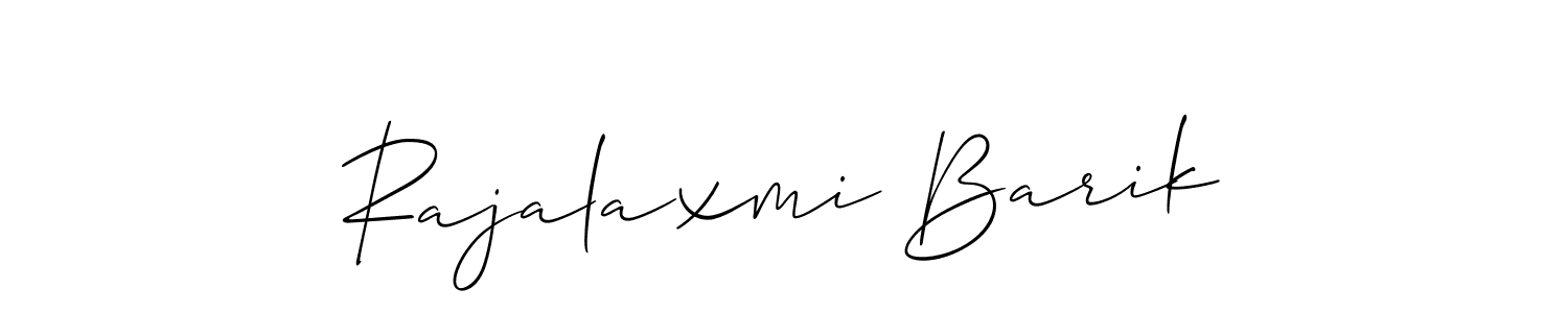 if you are searching for the best signature style for your name Rajalaxmi Barik. so please give up your signature search. here we have designed multiple signature styles  using Allison_Script. Rajalaxmi Barik signature style 2 images and pictures png