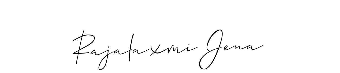This is the best signature style for the Rajalaxmi Jena name. Also you like these signature font (Allison_Script). Mix name signature. Rajalaxmi Jena signature style 2 images and pictures png