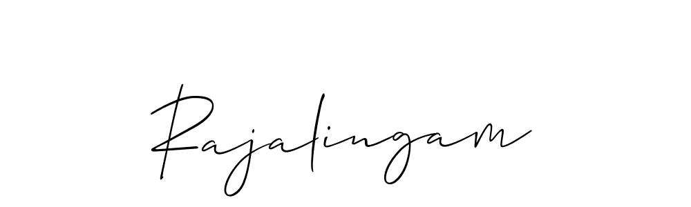 It looks lik you need a new signature style for name Rajalingam. Design unique handwritten (Allison_Script) signature with our free signature maker in just a few clicks. Rajalingam signature style 2 images and pictures png