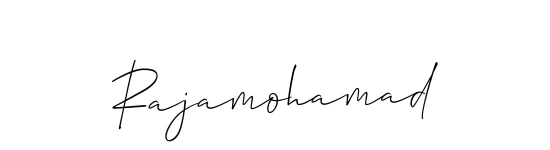 if you are searching for the best signature style for your name Rajamohamad. so please give up your signature search. here we have designed multiple signature styles  using Allison_Script. Rajamohamad signature style 2 images and pictures png