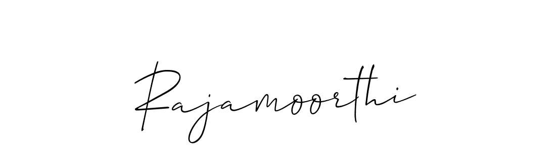 Make a beautiful signature design for name Rajamoorthi. With this signature (Allison_Script) style, you can create a handwritten signature for free. Rajamoorthi signature style 2 images and pictures png