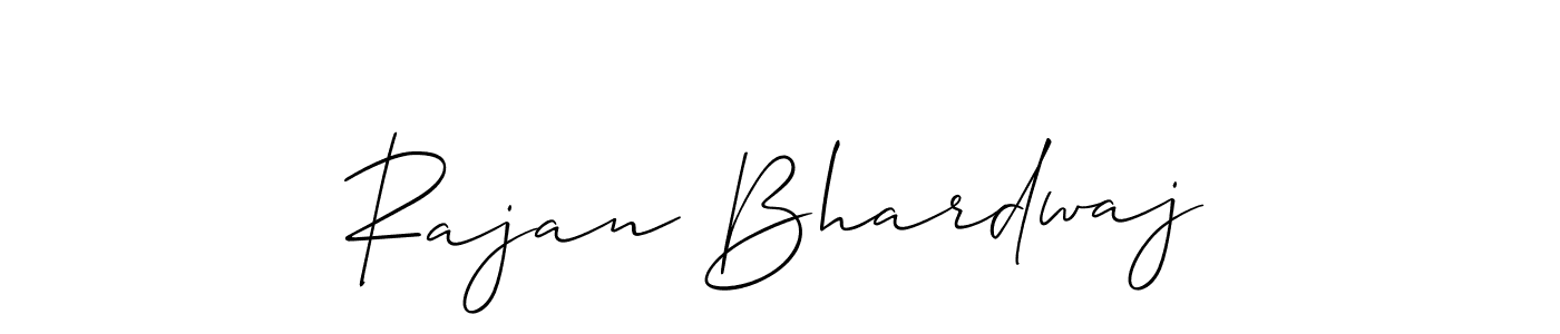 Create a beautiful signature design for name Rajan Bhardwaj. With this signature (Allison_Script) fonts, you can make a handwritten signature for free. Rajan Bhardwaj signature style 2 images and pictures png