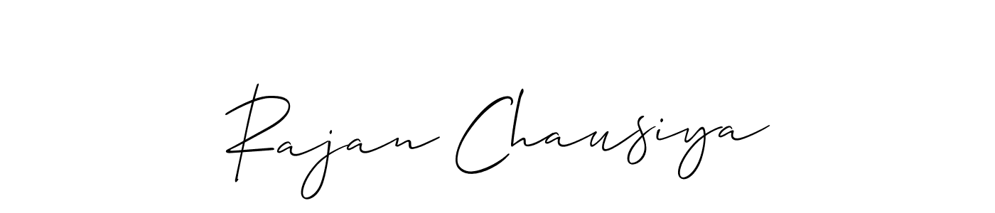 This is the best signature style for the Rajan Chausiya name. Also you like these signature font (Allison_Script). Mix name signature. Rajan Chausiya signature style 2 images and pictures png