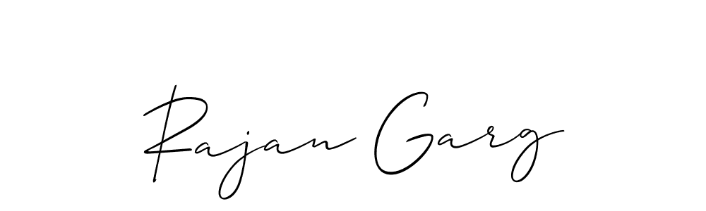 Make a beautiful signature design for name Rajan Garg. Use this online signature maker to create a handwritten signature for free. Rajan Garg signature style 2 images and pictures png