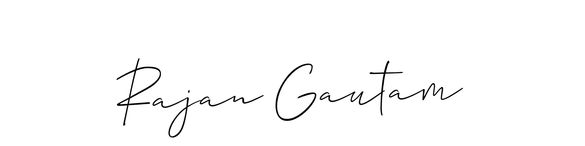 Best and Professional Signature Style for Rajan Gautam. Allison_Script Best Signature Style Collection. Rajan Gautam signature style 2 images and pictures png