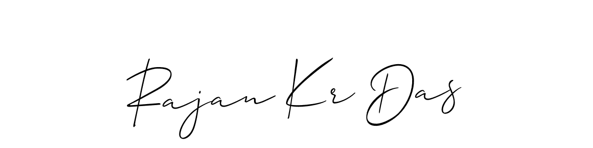 How to make Rajan Kr Das signature? Allison_Script is a professional autograph style. Create handwritten signature for Rajan Kr Das name. Rajan Kr Das signature style 2 images and pictures png