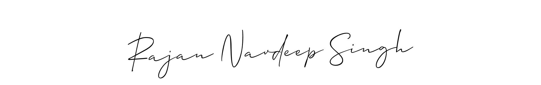 You should practise on your own different ways (Allison_Script) to write your name (Rajan Navdeep Singh) in signature. don't let someone else do it for you. Rajan Navdeep Singh signature style 2 images and pictures png