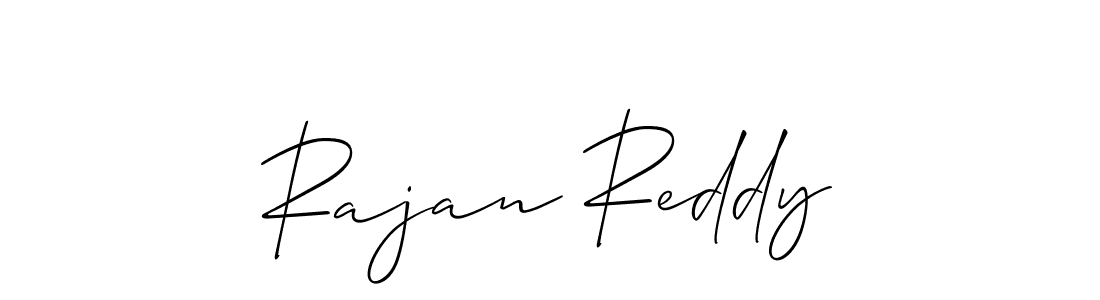 Design your own signature with our free online signature maker. With this signature software, you can create a handwritten (Allison_Script) signature for name Rajan Reddy. Rajan Reddy signature style 2 images and pictures png