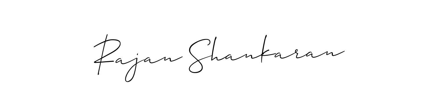 Also we have Rajan Shankaran name is the best signature style. Create professional handwritten signature collection using Allison_Script autograph style. Rajan Shankaran signature style 2 images and pictures png