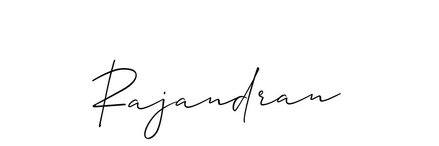 How to make Rajandran signature? Allison_Script is a professional autograph style. Create handwritten signature for Rajandran name. Rajandran signature style 2 images and pictures png