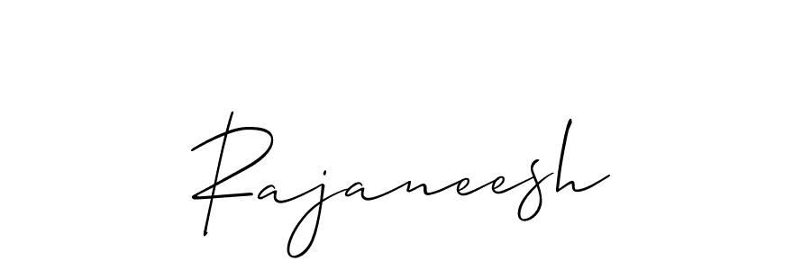 Rajaneesh stylish signature style. Best Handwritten Sign (Allison_Script) for my name. Handwritten Signature Collection Ideas for my name Rajaneesh. Rajaneesh signature style 2 images and pictures png
