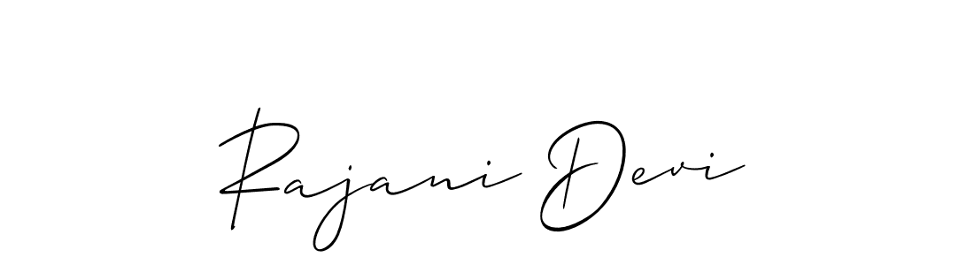 Make a beautiful signature design for name Rajani Devi. Use this online signature maker to create a handwritten signature for free. Rajani Devi signature style 2 images and pictures png