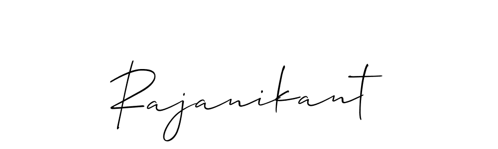 How to make Rajanikant name signature. Use Allison_Script style for creating short signs online. This is the latest handwritten sign. Rajanikant signature style 2 images and pictures png