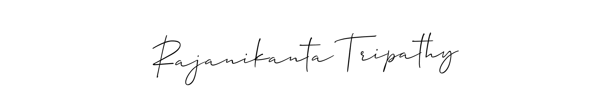 if you are searching for the best signature style for your name Rajanikanta Tripathy. so please give up your signature search. here we have designed multiple signature styles  using Allison_Script. Rajanikanta Tripathy signature style 2 images and pictures png