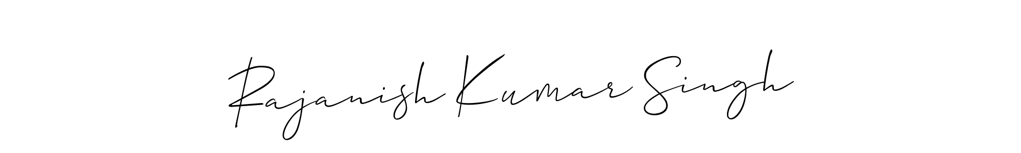 Make a beautiful signature design for name Rajanish Kumar Singh. Use this online signature maker to create a handwritten signature for free. Rajanish Kumar Singh signature style 2 images and pictures png