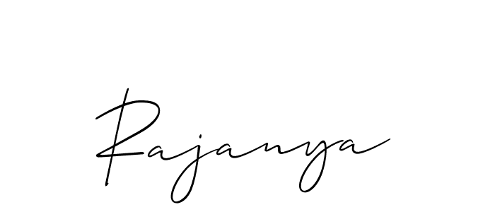 Make a beautiful signature design for name Rajanya. Use this online signature maker to create a handwritten signature for free. Rajanya signature style 2 images and pictures png