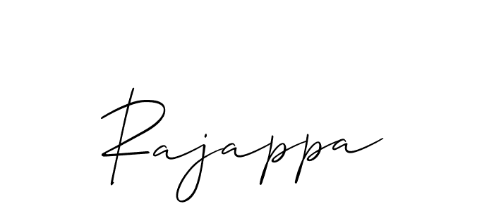 Make a beautiful signature design for name Rajappa. With this signature (Allison_Script) style, you can create a handwritten signature for free. Rajappa signature style 2 images and pictures png